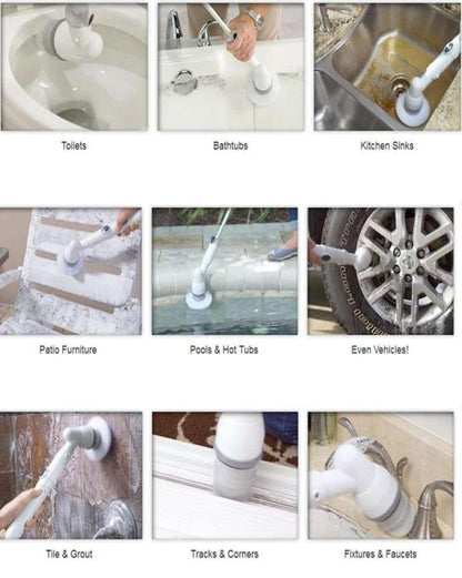 3 in 1 Electric Spin Scrubber Machine