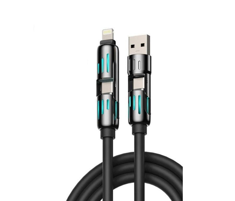 4-in-1 Multi USB Charging Cable – Fast Charge for All Devices