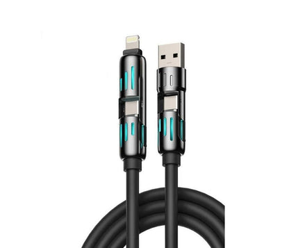 4-in-1 Multi USB Charging Cable – Fast Charge for All Devices