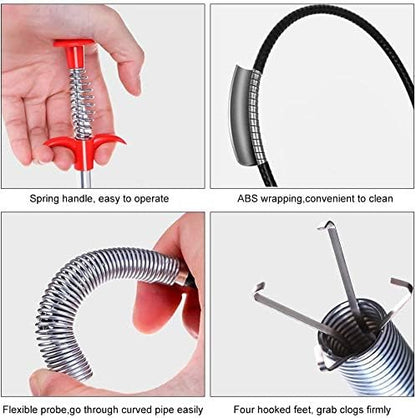 Flexible Drain Clog Remover Tool