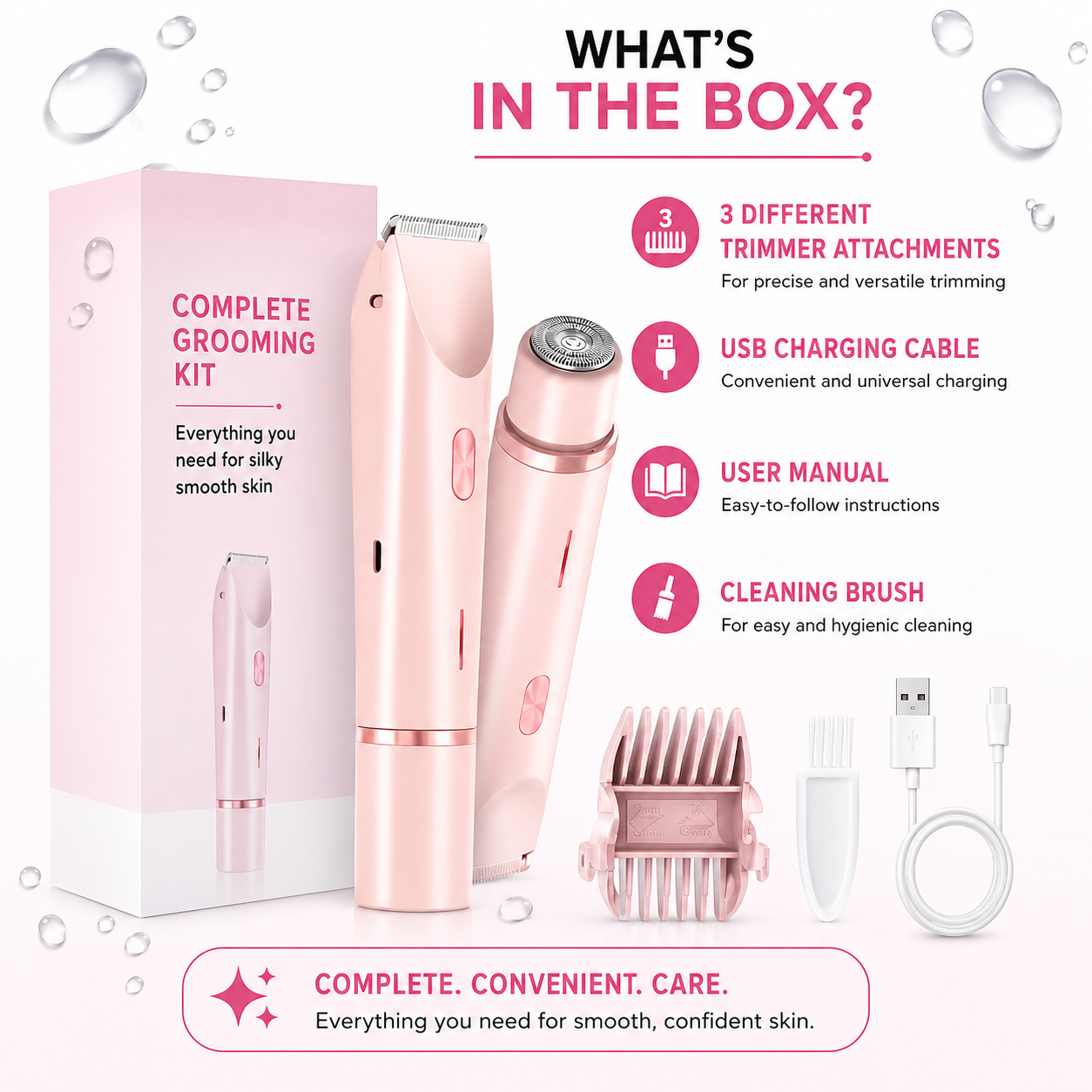 Dual Head Electric Hair Remover
