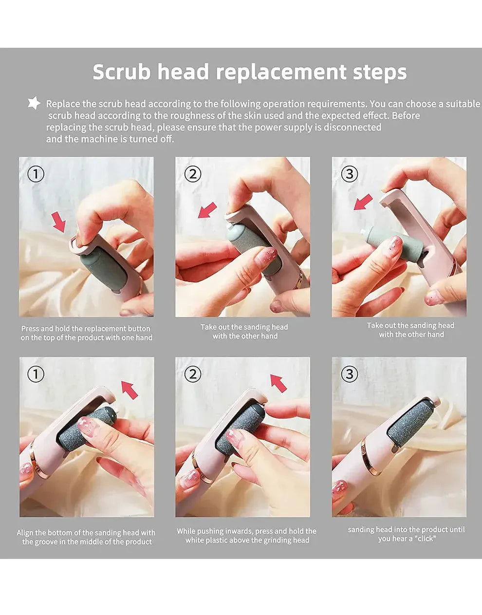Electric Pedicure Foot File Callus Remover