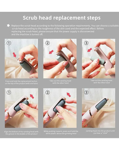 Electric Pedicure Foot File Callus Remover